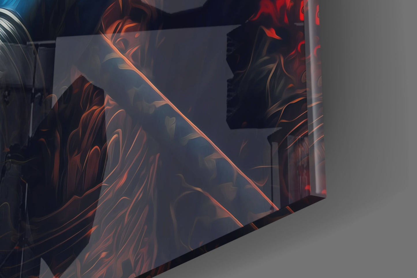 Lord Warrior Glass Wall Art
