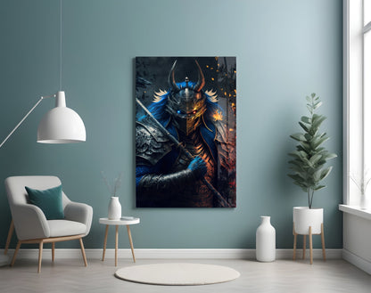 Lord Warrior Glass Wall Art