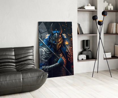 Lord Warrior Glass Wall Art