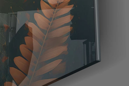 Princess of Flowers Glass Wall Art