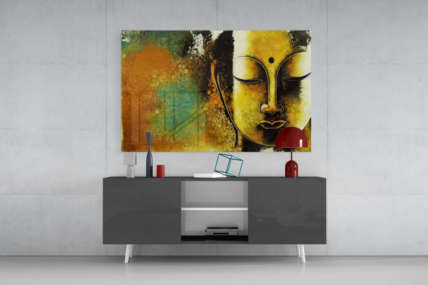 Buddha Glass Wall Art