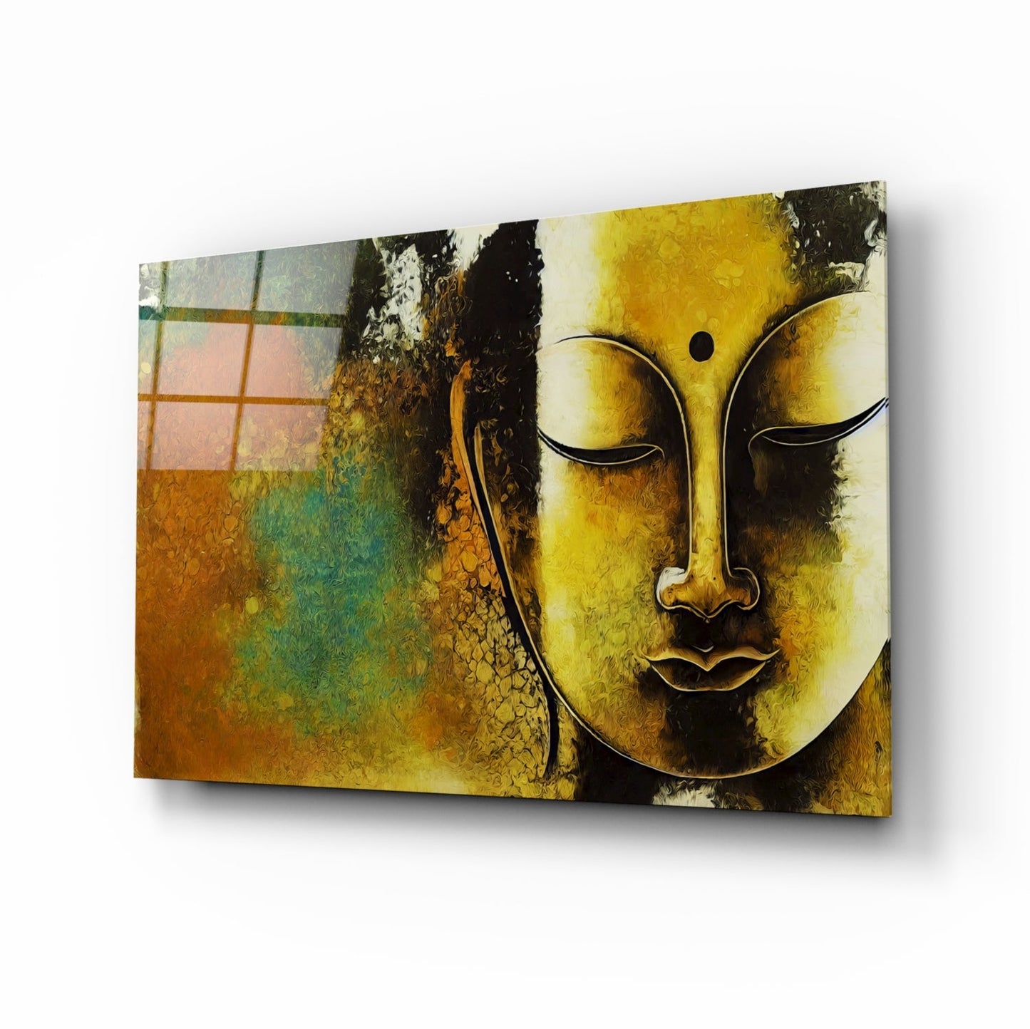 Buddha Glass Wall Art