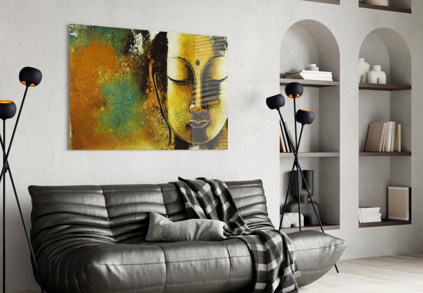 Buddha Glass Wall Art