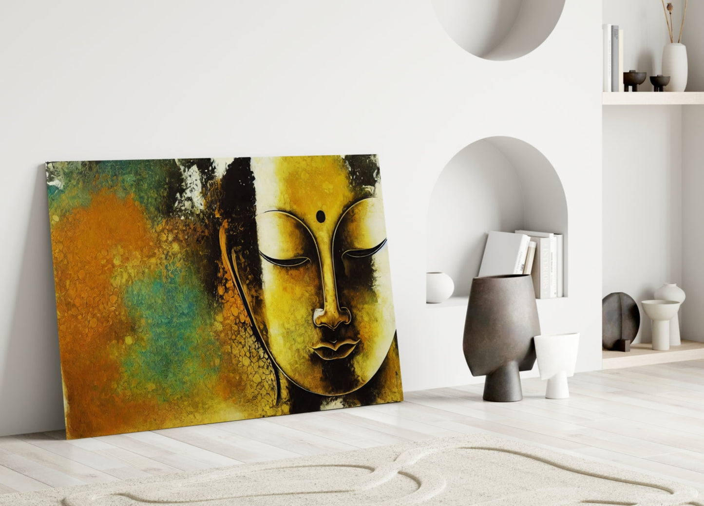 Buddha Glass Wall Art