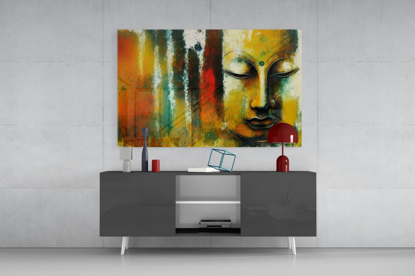 Buddha Glass Wall Art