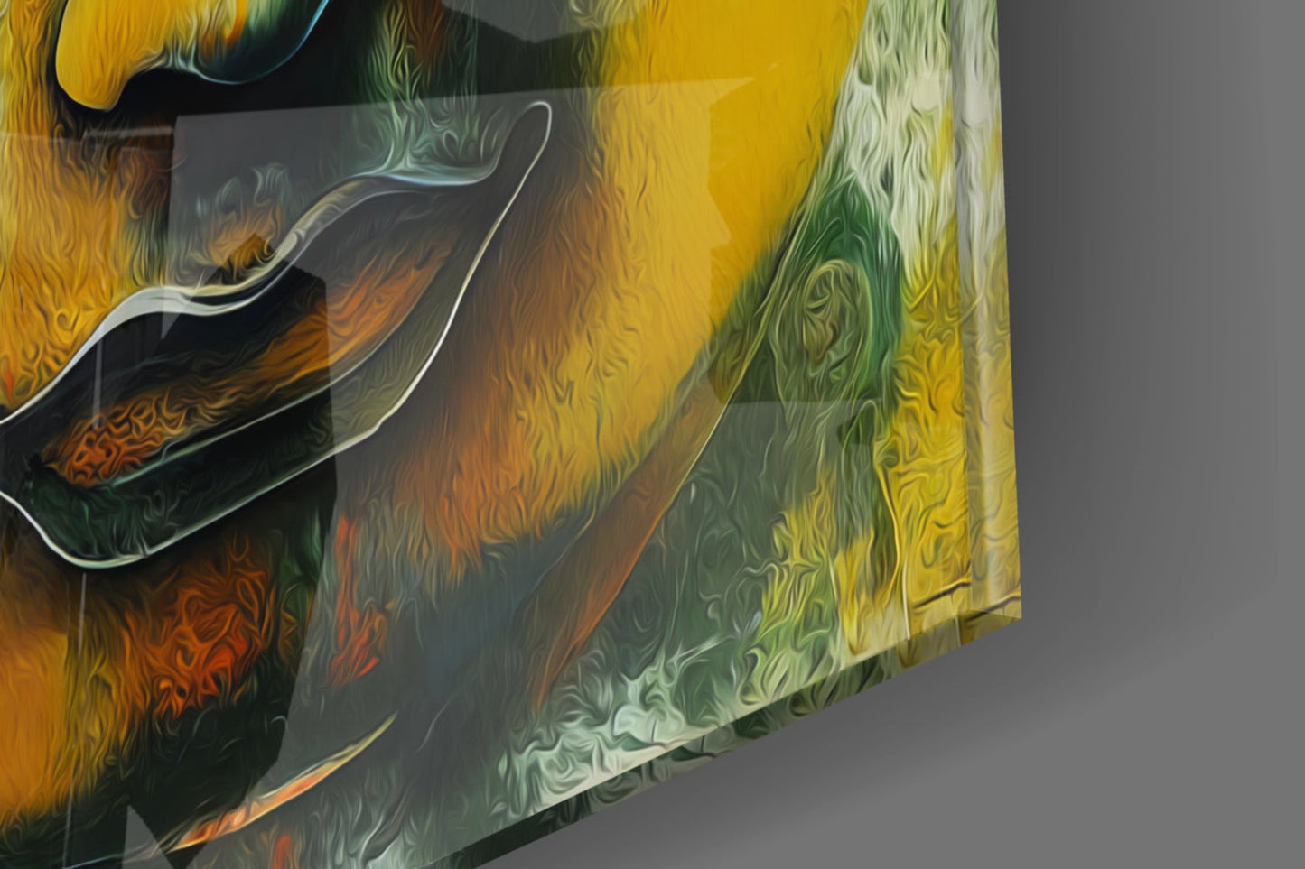 Buddha Glass Wall Art