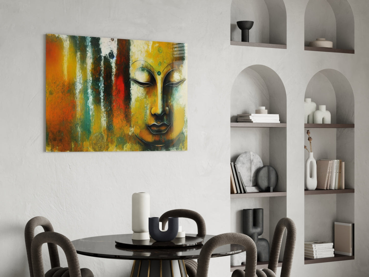 Buddha Glass Wall Art