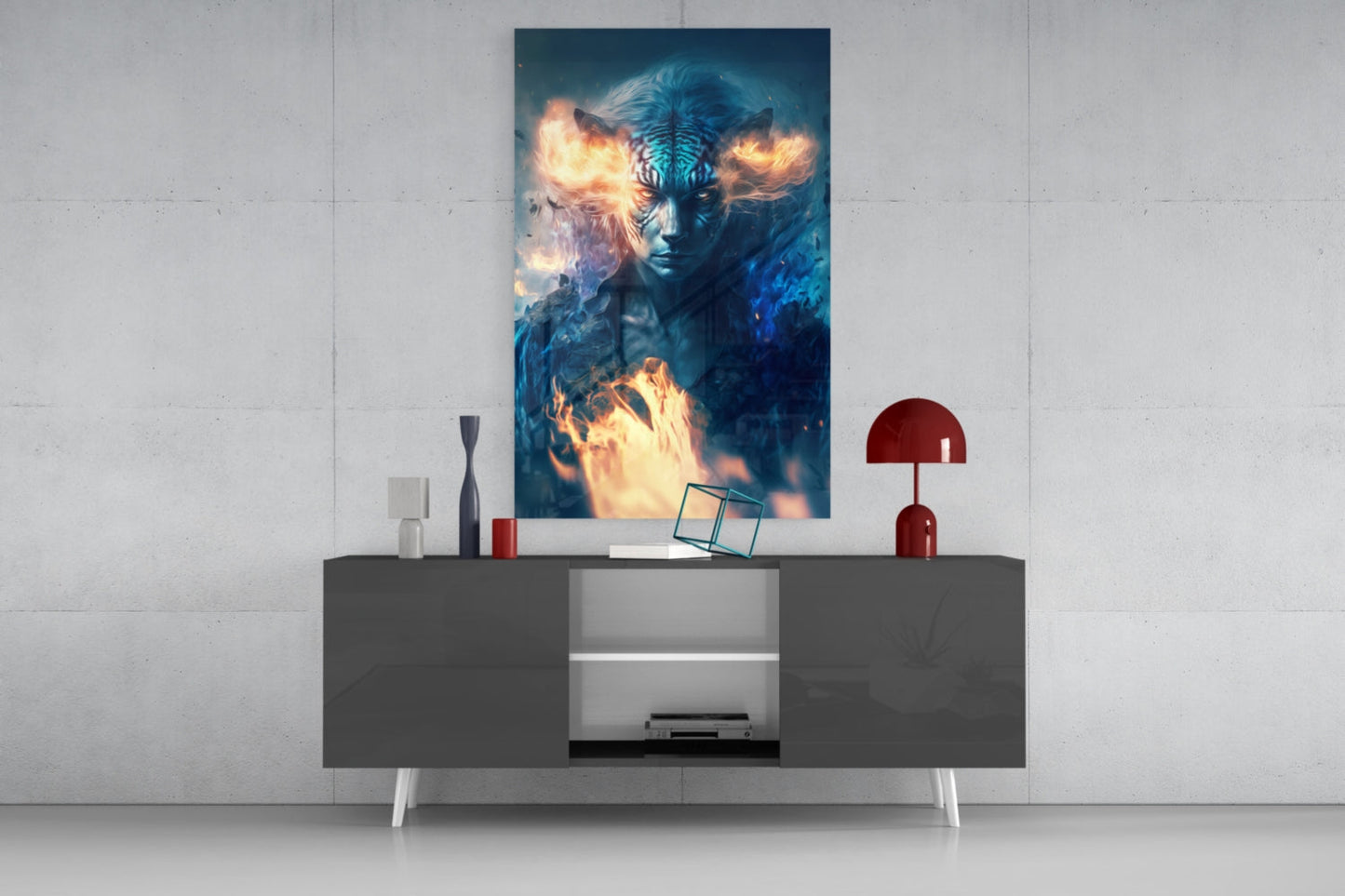 Epic Tiger Glass Wall Art