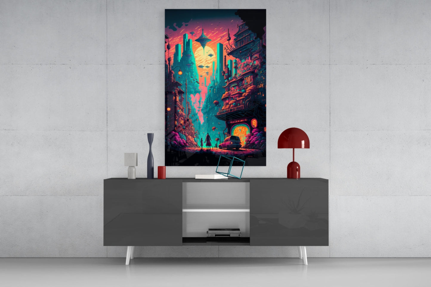 Dream of a New Life Glass Wall Art