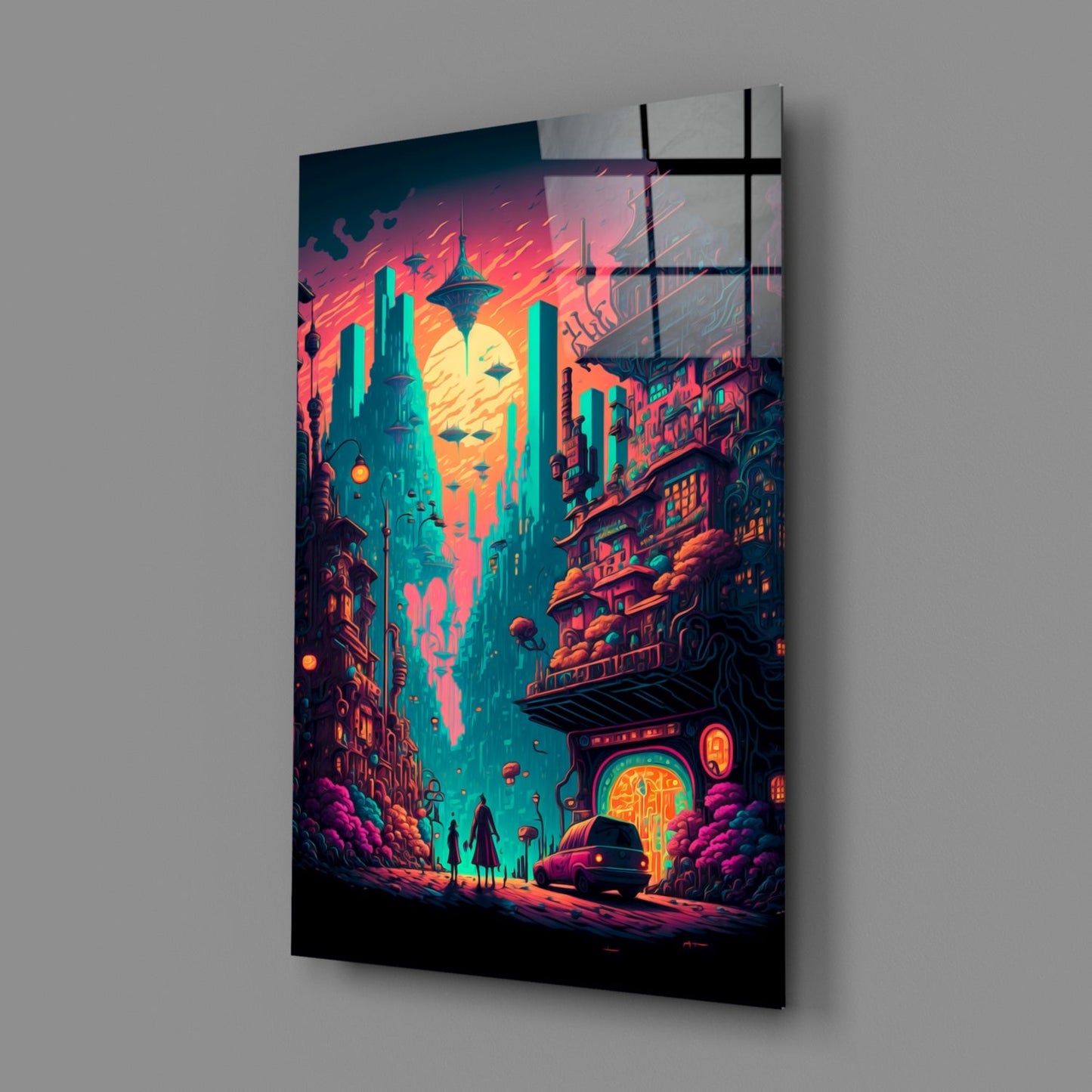 Dream of a New Life Glass Wall Art