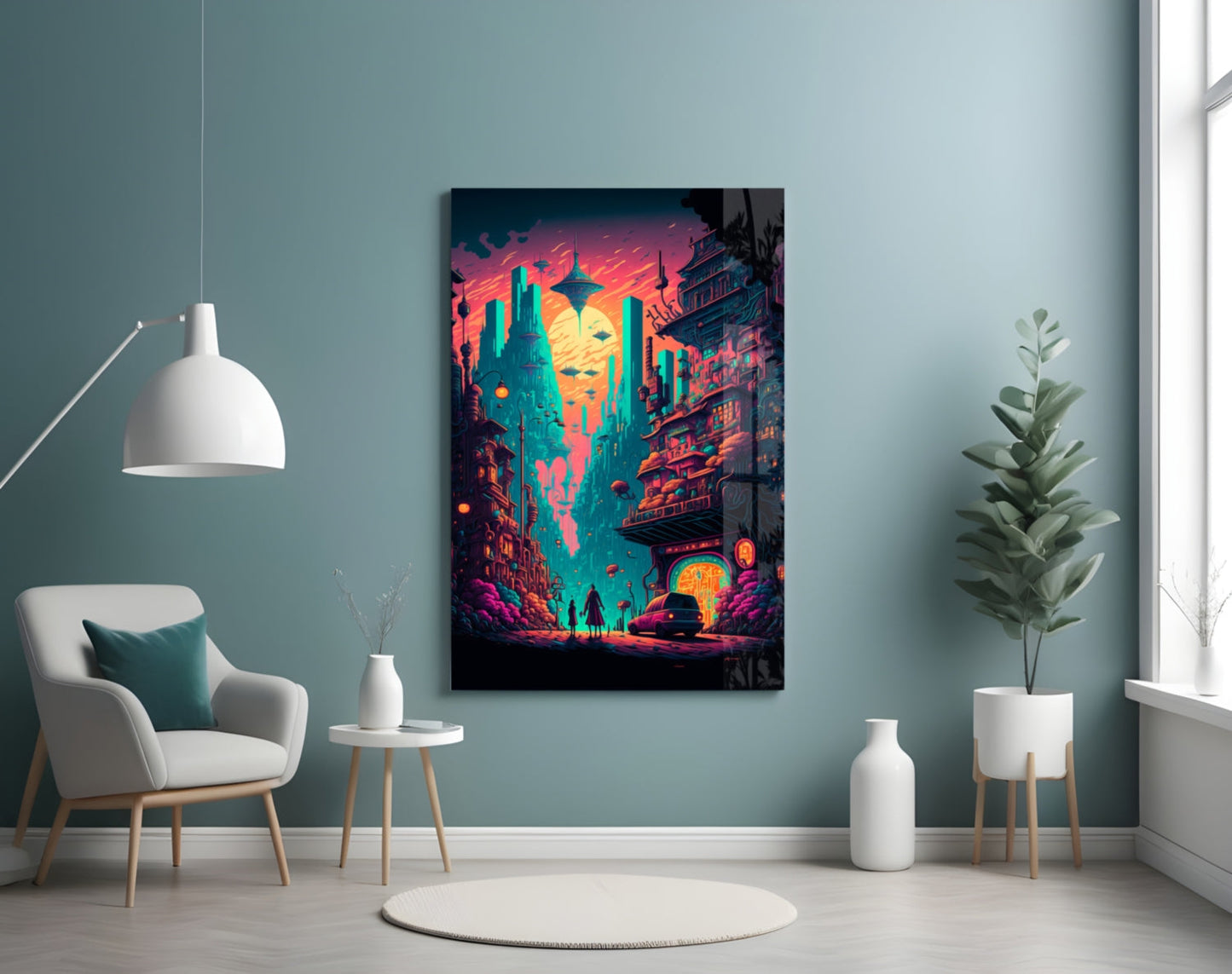 Dream of a New Life Glass Wall Art