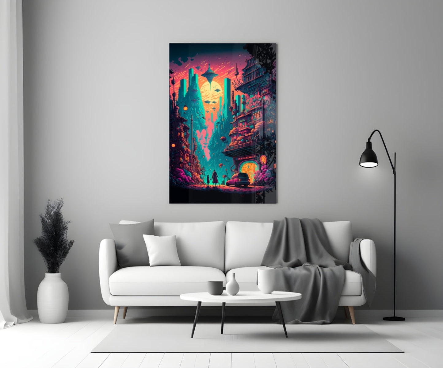 Dream of a New Life Glass Wall Art