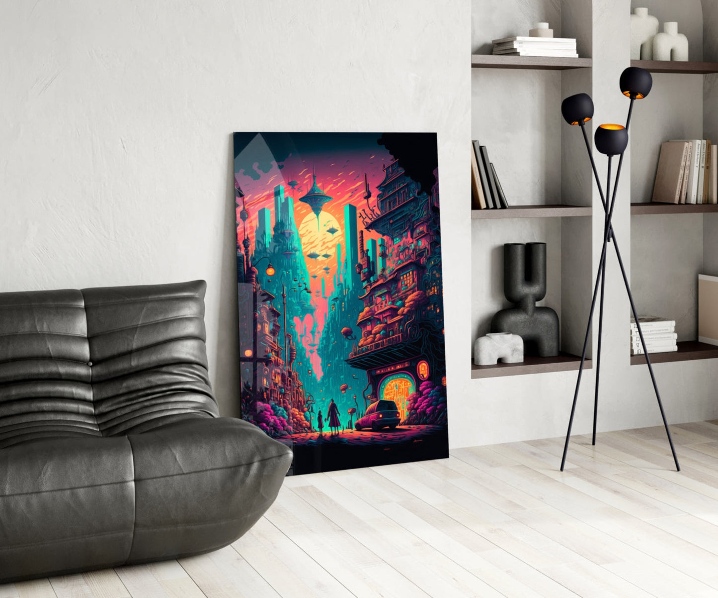 Dream of a New Life Glass Wall Art