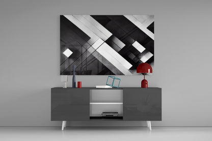 Cubic Glass Wall Art
