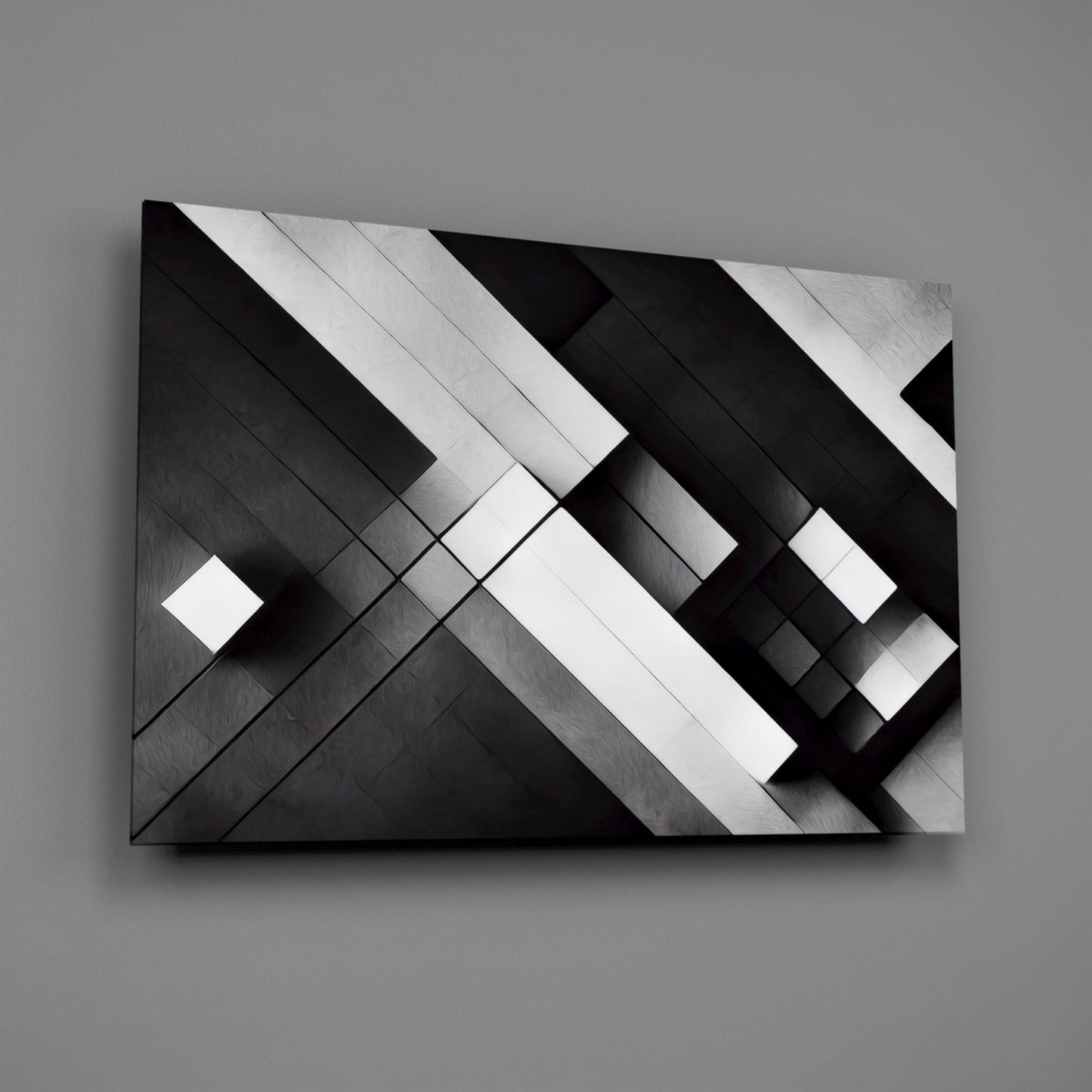 Cubic Glass Wall Art