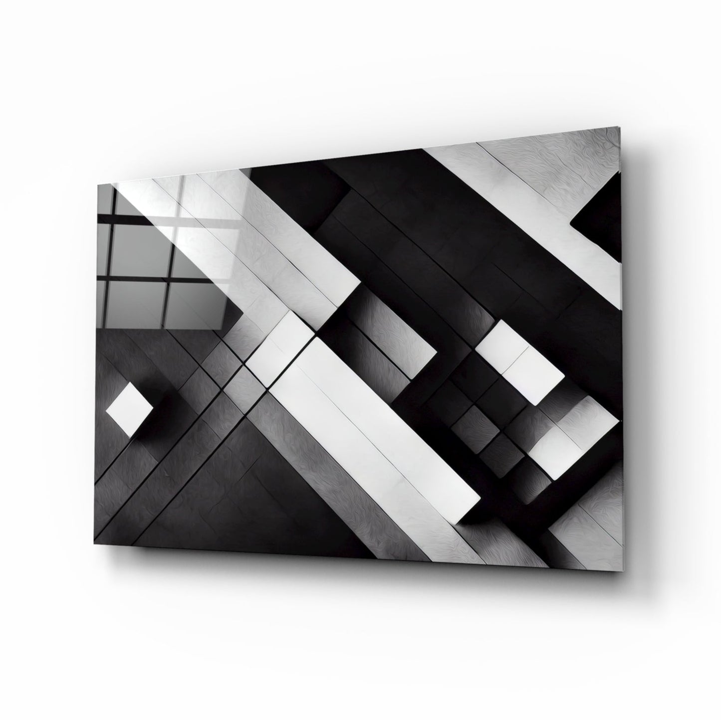 Cubic Glass Wall Art