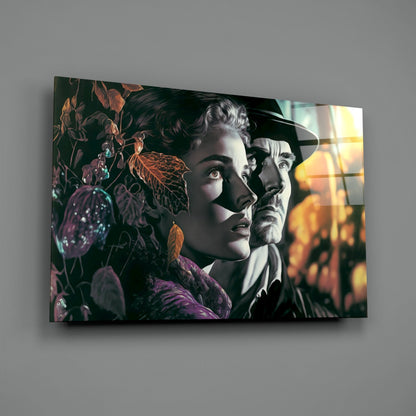 Nostalgic Scenes Glass Wall Art
