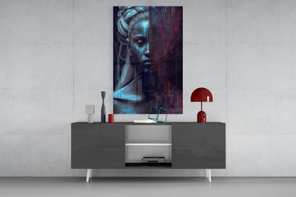 Human Software Glass Wall Art