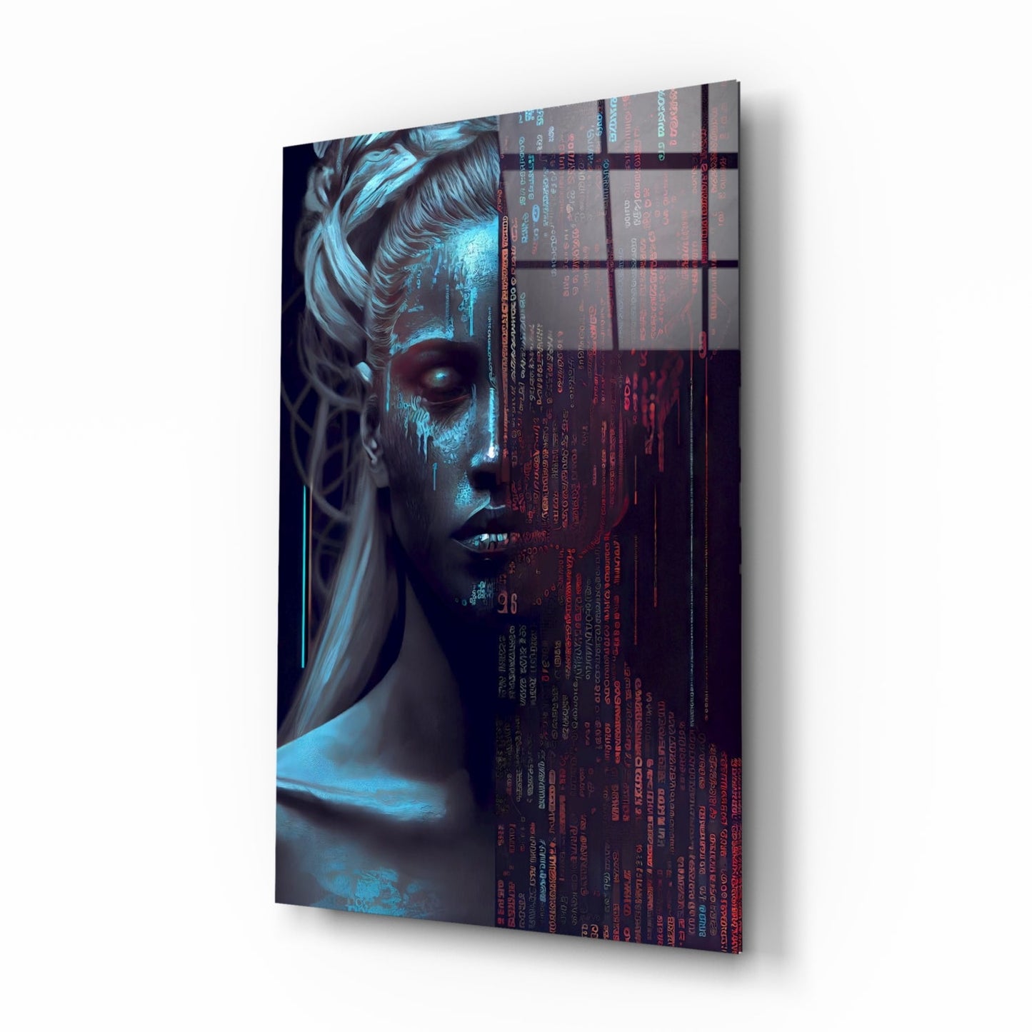 Human Software Glass Wall Art