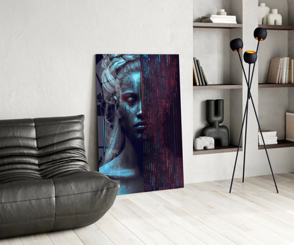 Human Software Glass Wall Art