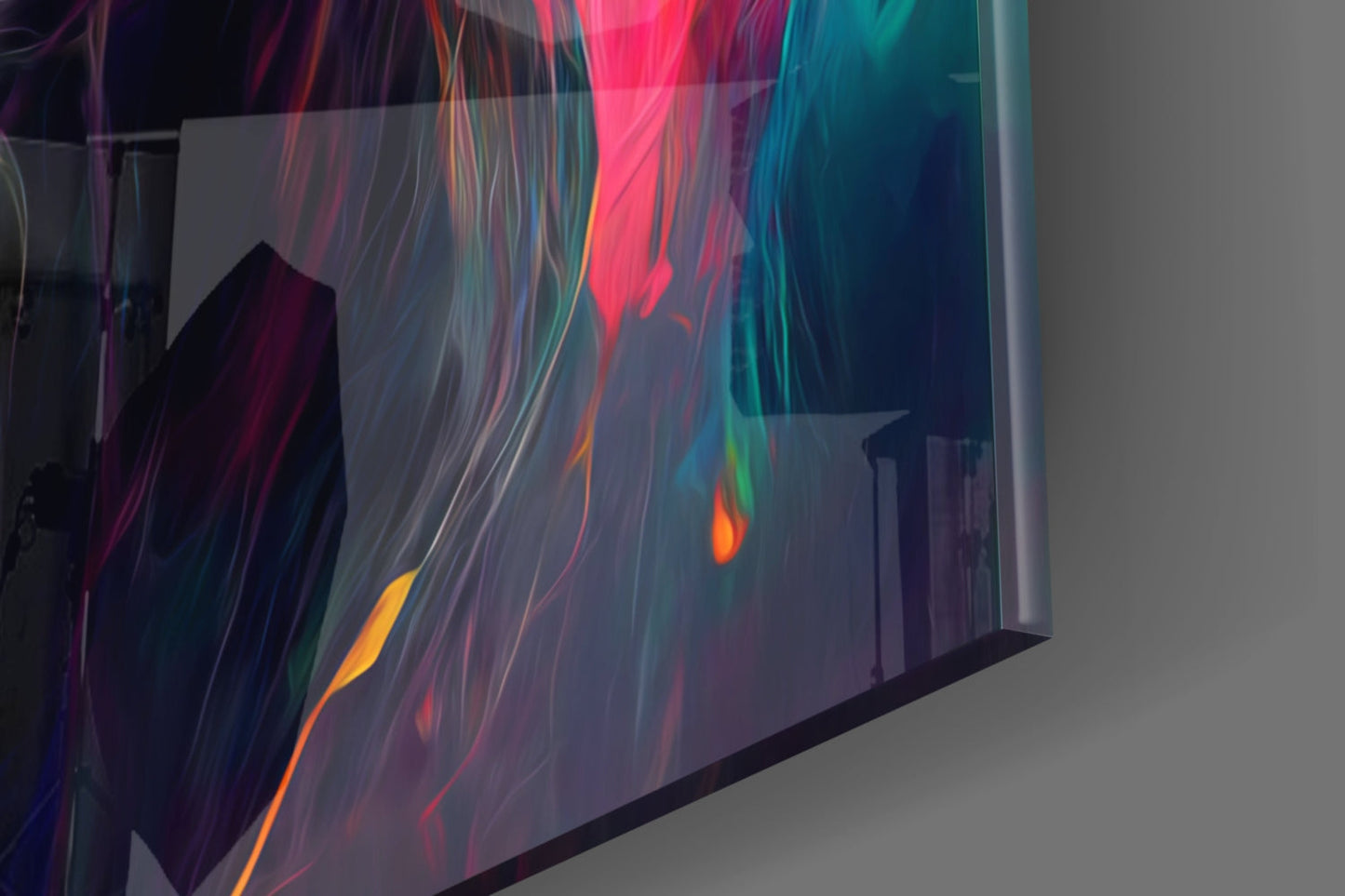 Nobility of the Lion Glass Wall Art