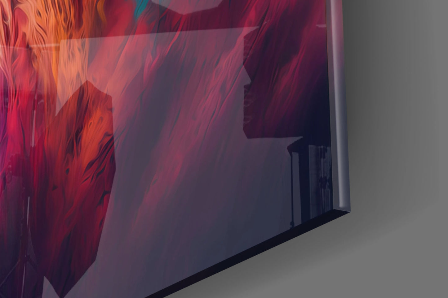 Nobility of the Lion Glass Wall Art
