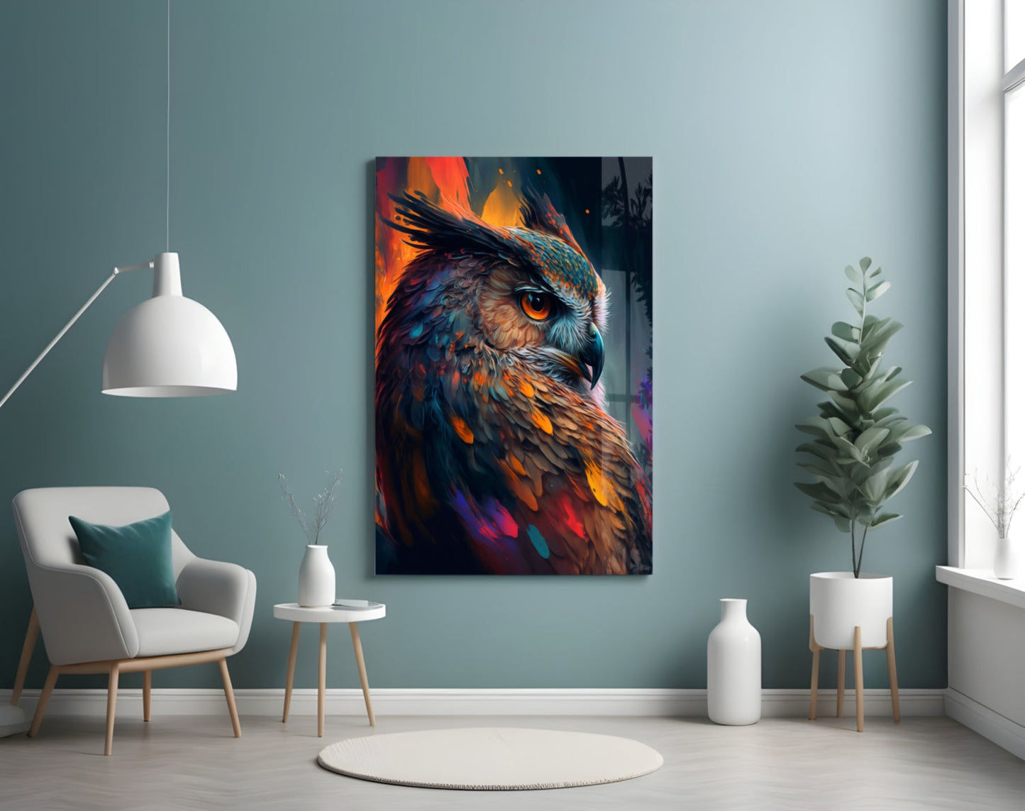 Owl's Eye Glass Wall Art