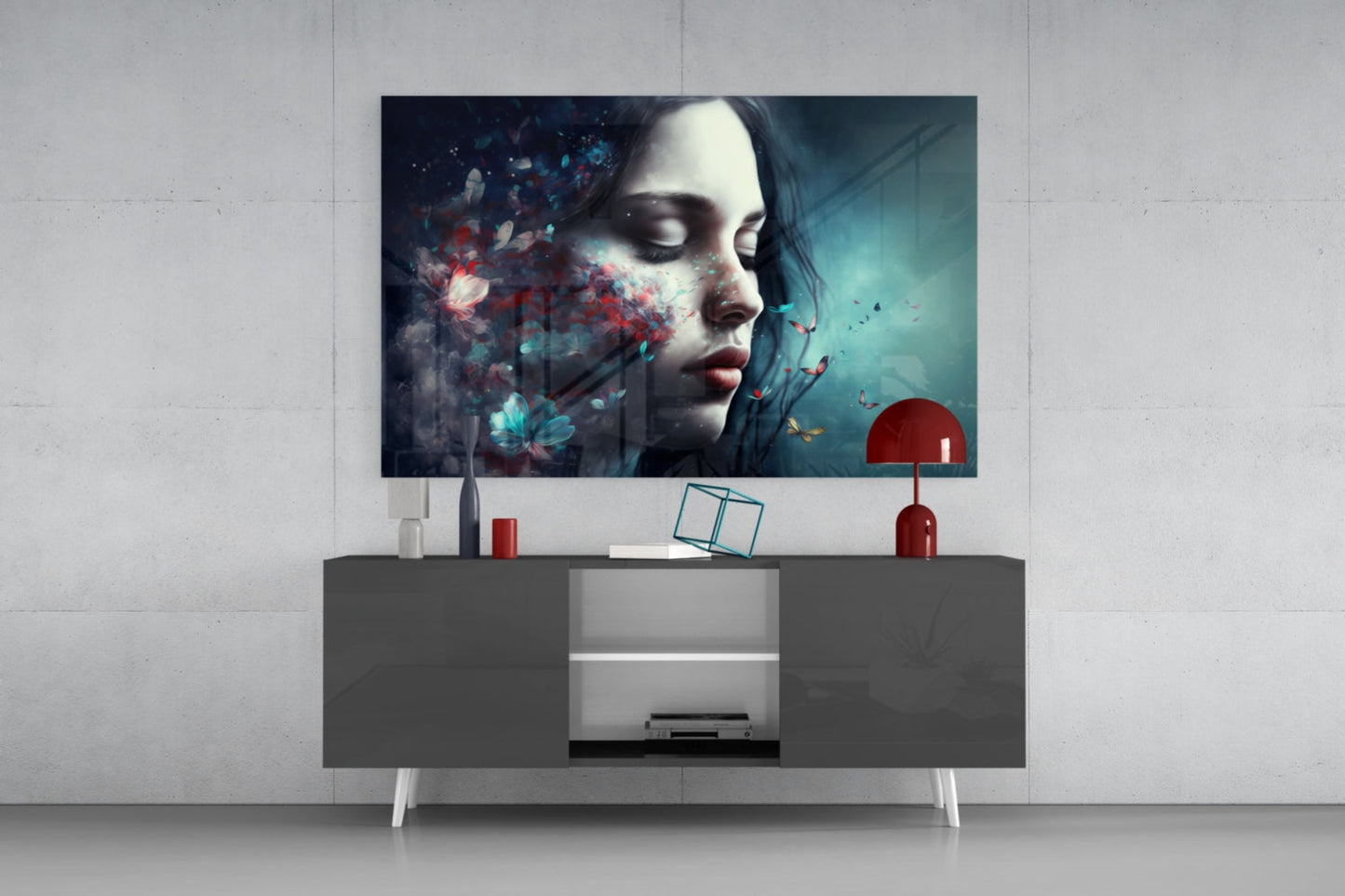 Butterfly Dreams Glass Wall Art