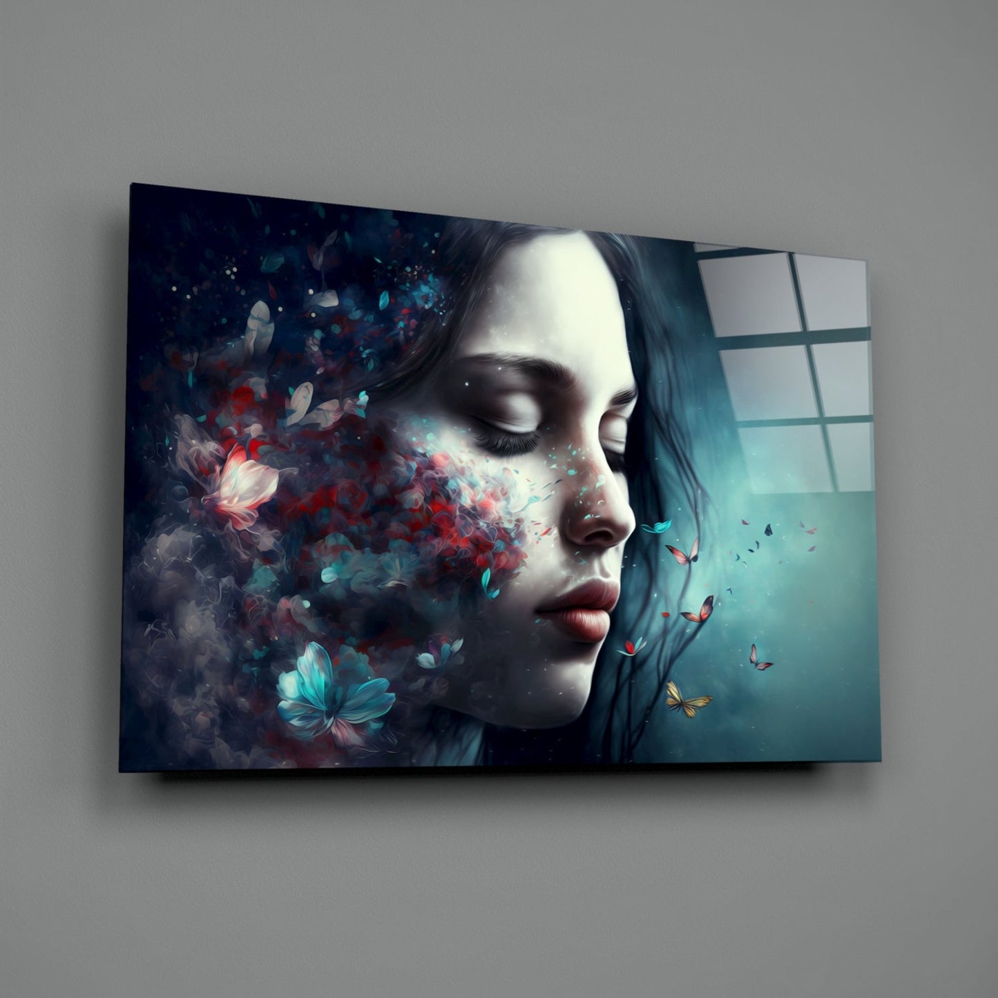 Butterfly Dreams Glass Wall Art
