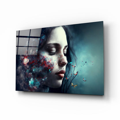 Butterfly Dreams Glass Wall Art