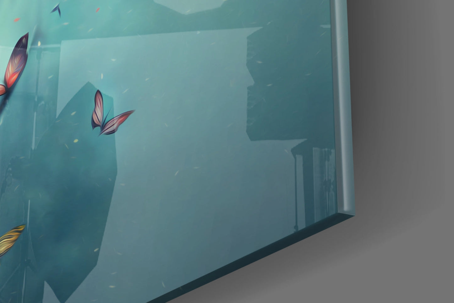 Butterfly Dreams Glass Wall Art