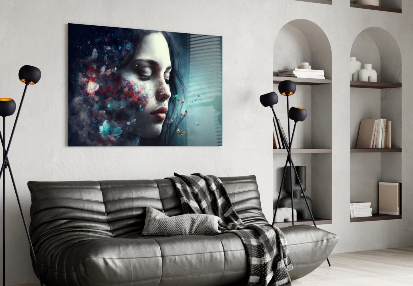 Butterfly Dreams Glass Wall Art
