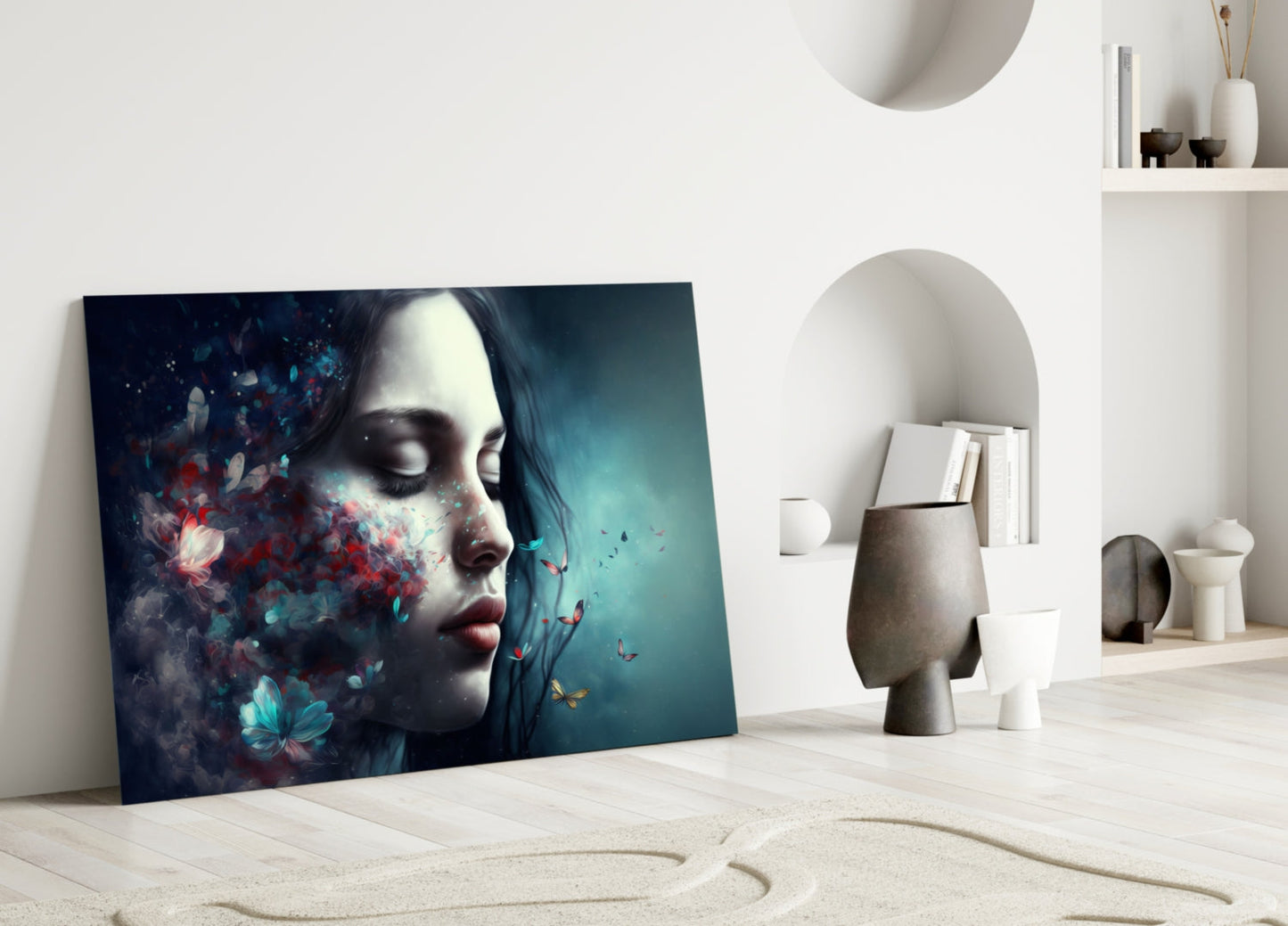 Butterfly Dreams Glass Wall Art