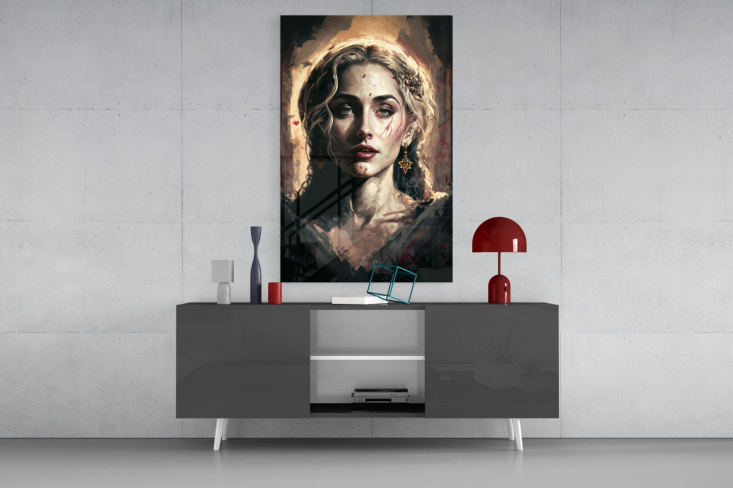 Madonna Glass Wall Art