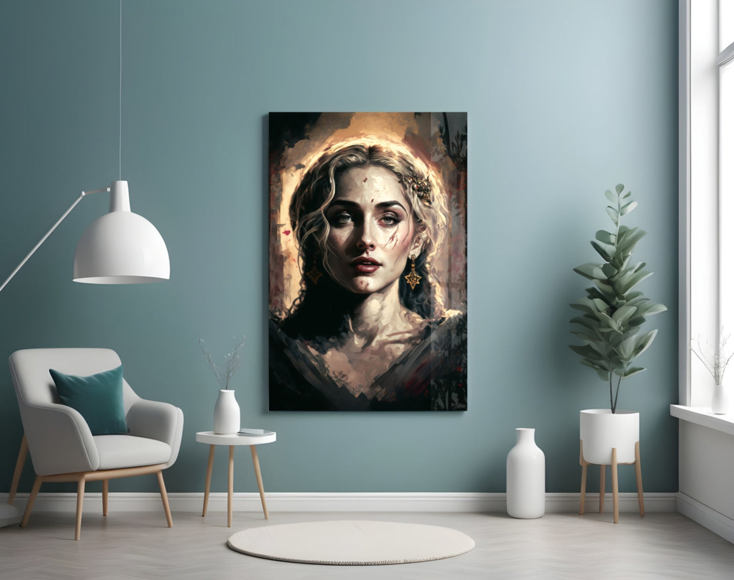Madonna Glass Wall Art