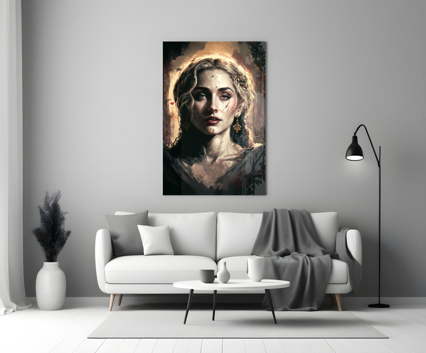 Madonna Glass Wall Art