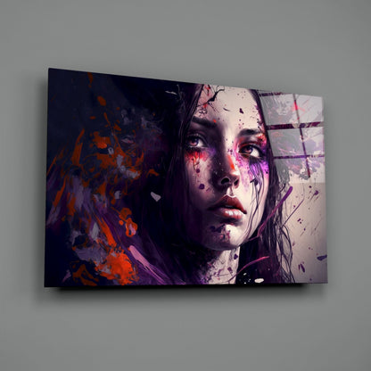 Beauty of a Sadness Glass Wall Art