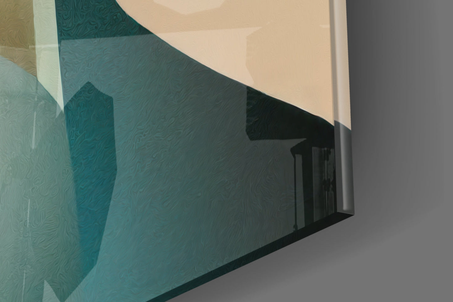 Geometric Thoughts Glass Wall Art