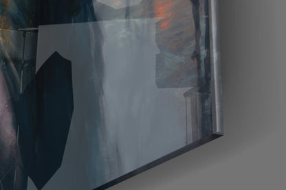Midnight Noir Portrait Glass Wall Art