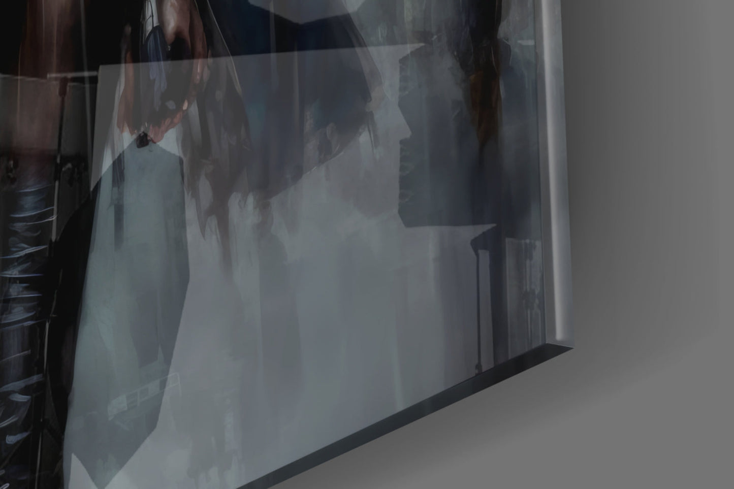 Walk Womanly Glass Wall Art
