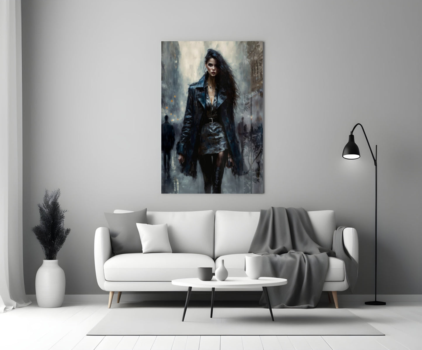 Walk Womanly Glass Wall Art