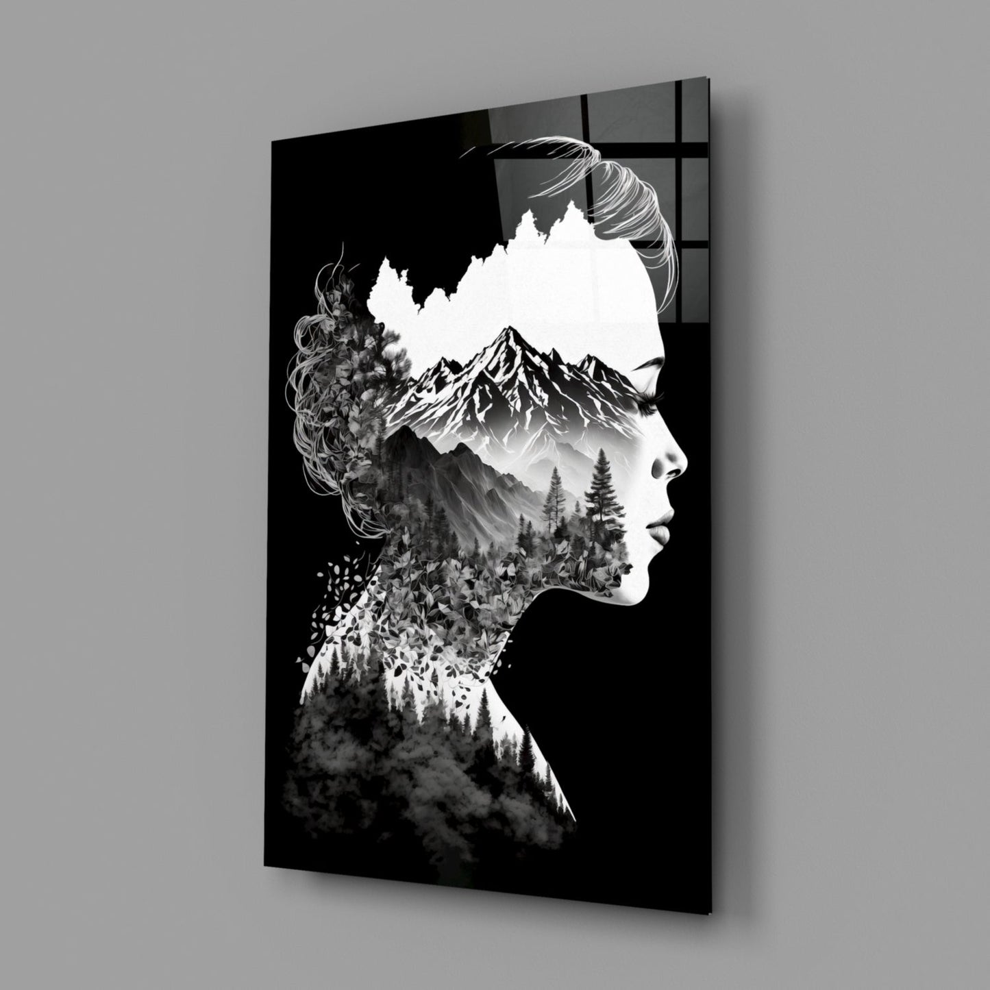 Forest in My Mind Glass Wall Art