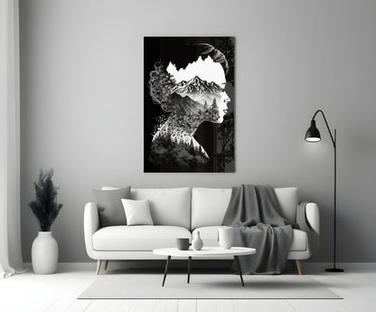 Forest in My Mind Glass Wall Art