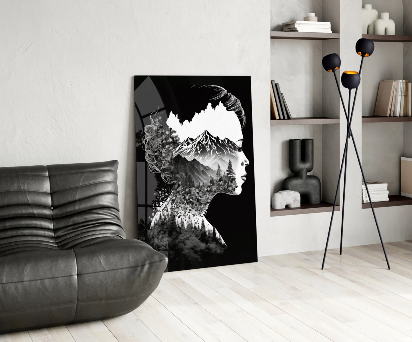 Forest in My Mind Glass Wall Art
