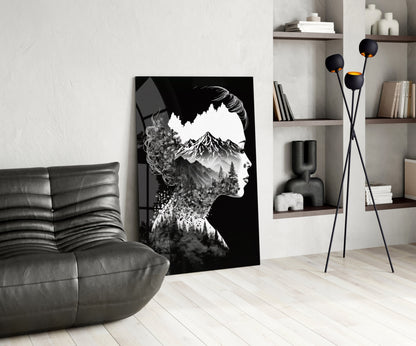 Forest in My Mind Glass Wall Art