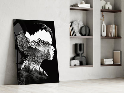 Forest in My Mind Glass Wall Art