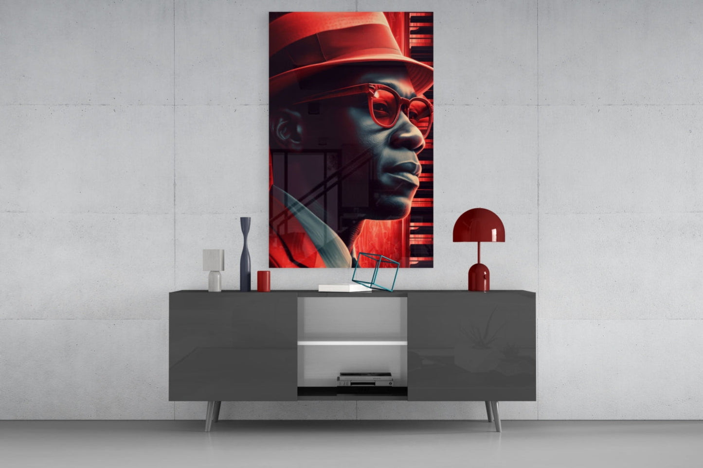 Jazz Glass Wall Art