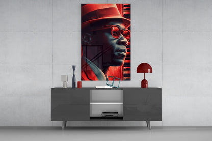 Jazz Glass Wall Art
