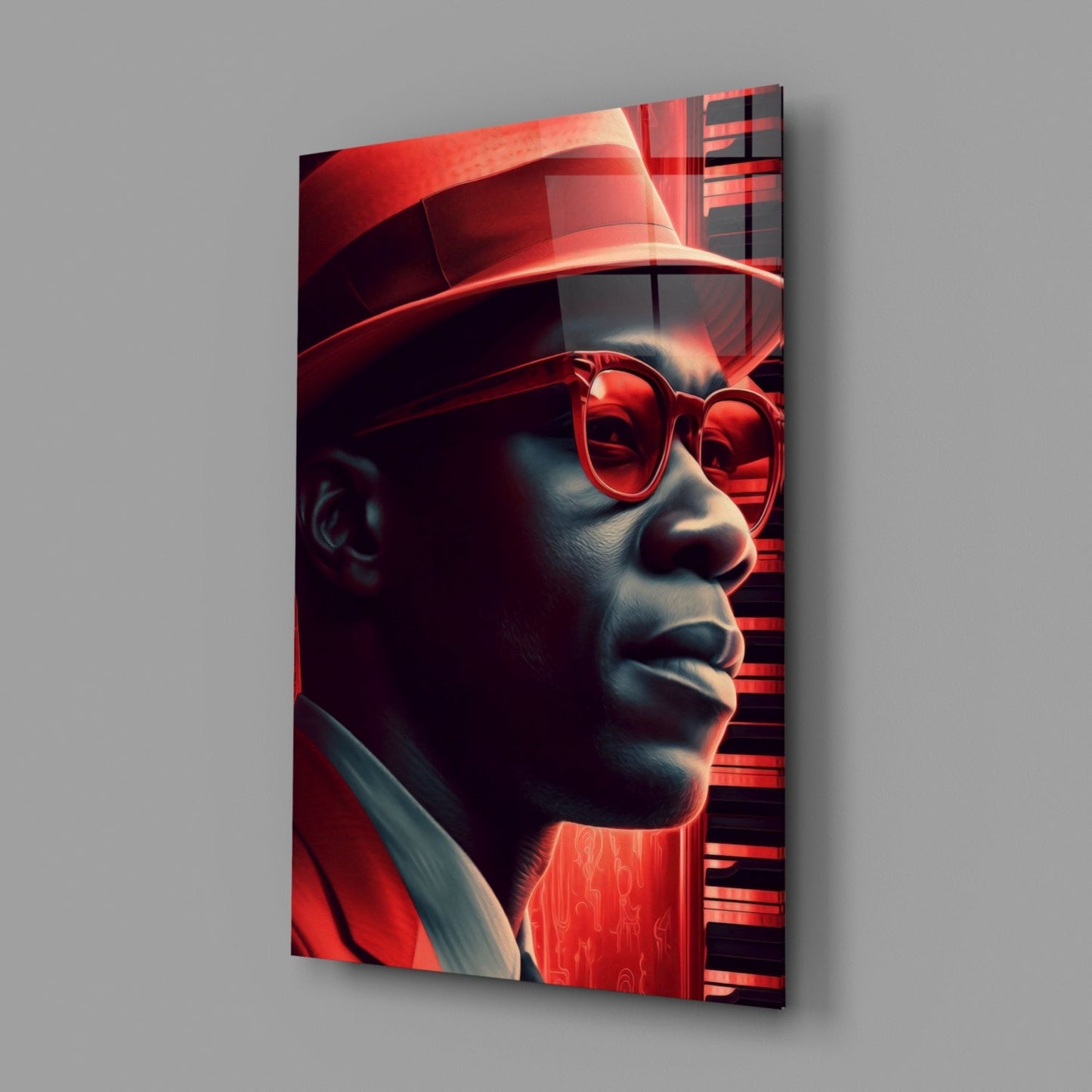 Jazz Glass Wall Art
