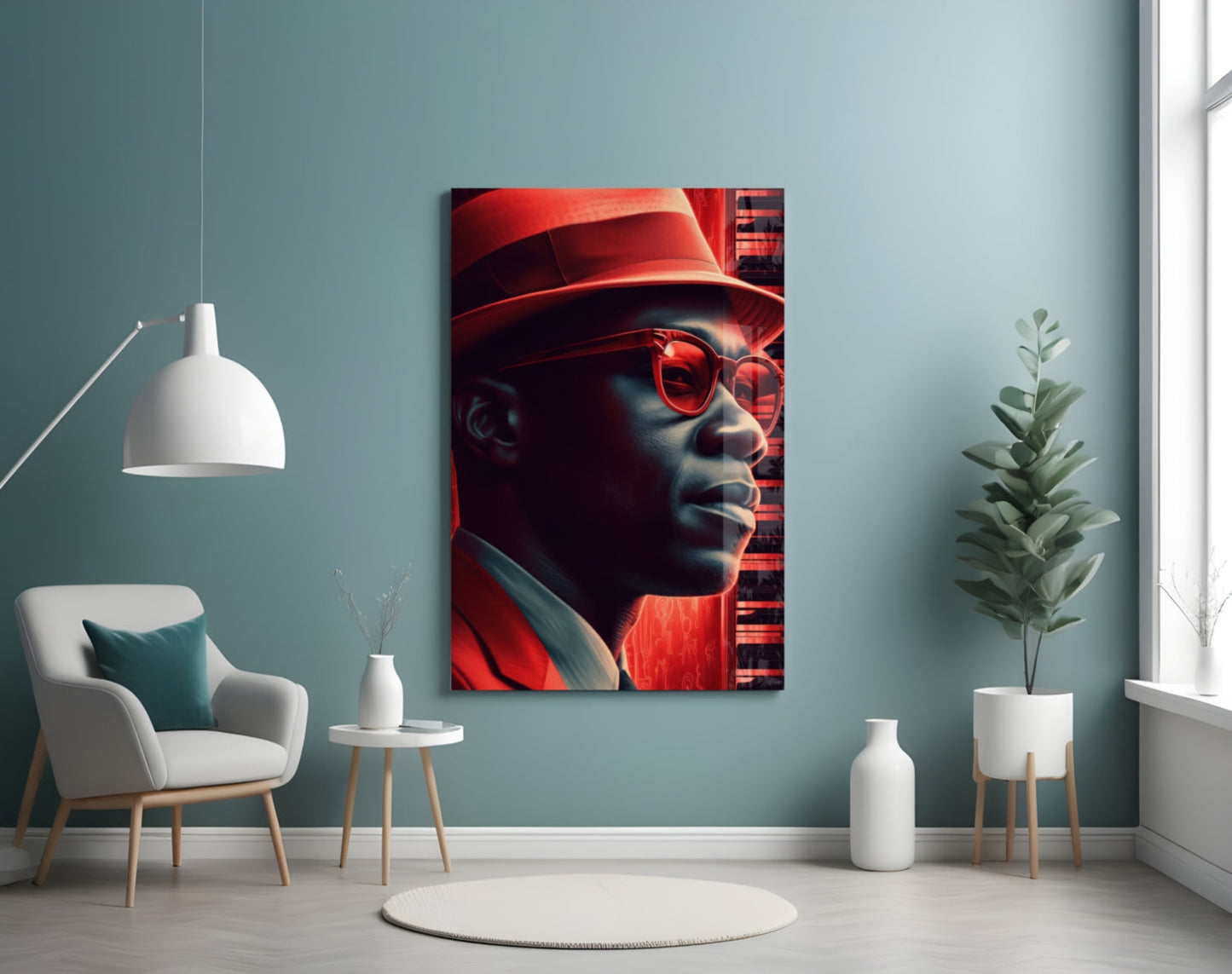 Jazz Glass Wall Art